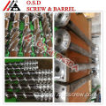 Super-hard bimetallic extruder single screw barrel for HDPE/LDPE/LLDPE blown film molding machine/China extruder single screw